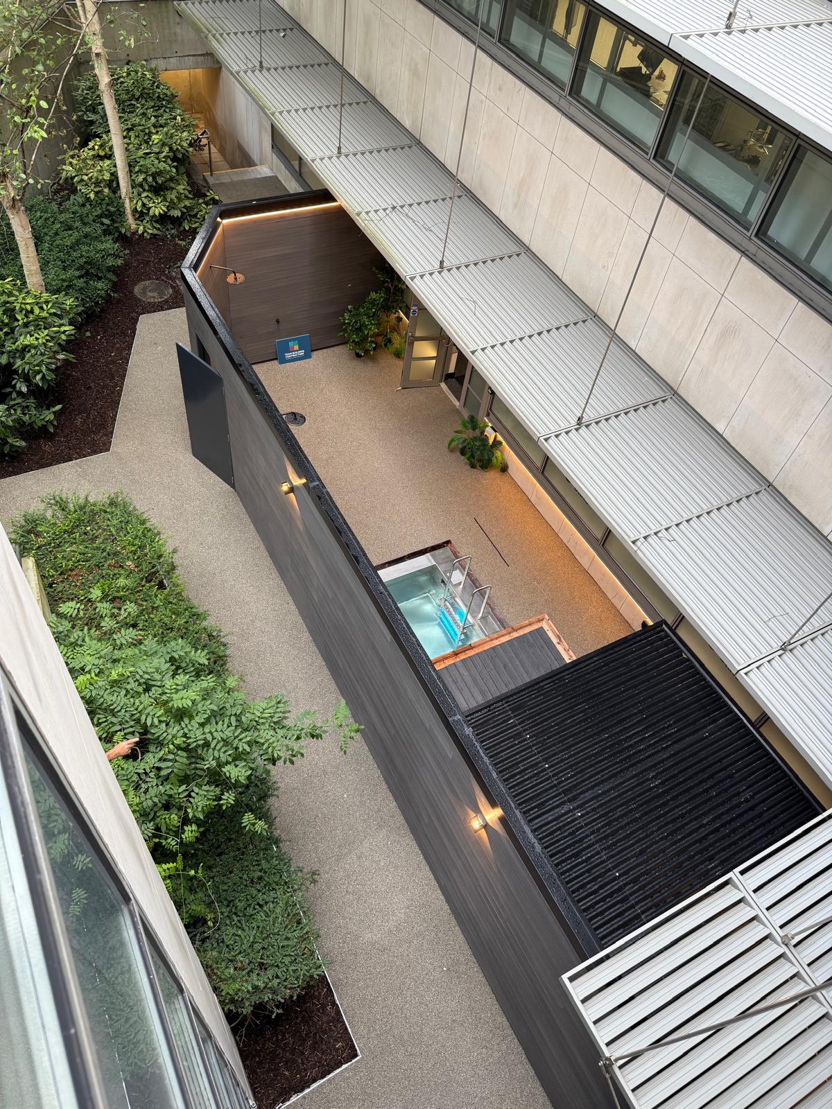 Reception desk interior